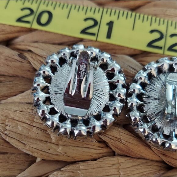 Vintage Judy Lee Clipon Earrings - Picture 4 of 5